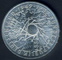 NSZK 1989. 10M "40 Jahre BDR" Ag T:1