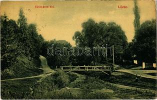 1913 Lőcse, Levoca; Város kerti híd / park bridge (EK)