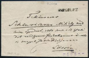 1845 Portós levél "MISKOLCZ" - Lőcse