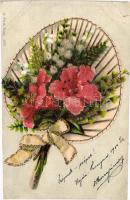 1900 Flowers. Decorated, litho (EB)