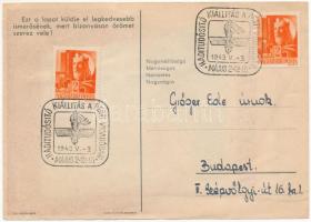 1943 Haditudósító kiállítás a Pesti Vigadóban / WWII Hungarian Military Correspondent Exhibiton s: N...