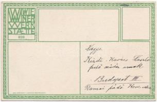 Der Monat November. Wiener Werkstätte Nr. 828. s: Fritzi Löw