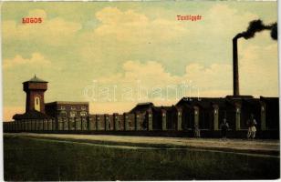 1919 Lugos, Lugoj; Textilgyár. Auspitz Adolf kiadása / textile factory (EK)