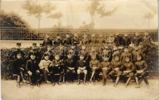 1912 Arad, Újarad, Aradul Nou; Cs. és kir. katonatisztek csoportképe / K.u.k. military officers group photo (EK)
