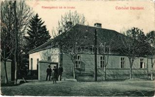 1909 Dárda, Darda; Főszolgabírói lak és hivatal. Arady Lajos kiadása / judges villa and court (EK)