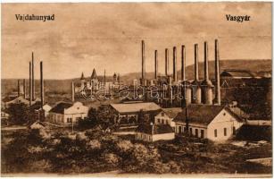 Vajdahunyad, Hunedoara; vasgyár / iron works, factory