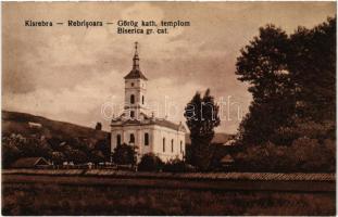 Kisrebra, Rebrisoara (Naszód, Nasaud); Görög katolikus templom / Biserica greco-catolica / Greek Catholic church (fl)