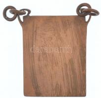 1904. "Nemzeti Sport - 1904 Gyermekverseny tőr" bronz emlékérem füllel (24x32mm) T:1-