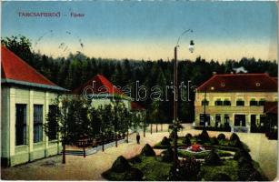 1918 Tarcsafürdő, Bad Tatzmannsdorf; Fő tér / Hauptplatz / main square (EK)