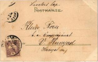 1900 Lady art postcard. Meissner & Buch Künstler-Postkarten Serie No. 1069. litho (tűnyomok / pi...