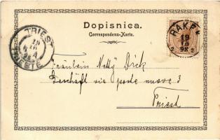 1898 (Vorläufer) Rakek, Recchio;
