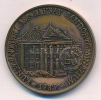 Bognár György (1944-) / Dr. Balogh Imre (1930-) 1989. "Baksay Sándor 1832-1915 / Kunszentmiklós...