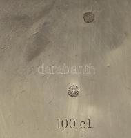 Berndorf kiöntő, ezüstözött alpakka, űrtartalma: 1L, jelzett, kopásnyomokkal, m: 17 cm