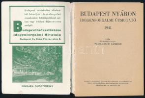Zaharescu Sándor: Budapest nyáron. Idegenforgalmi útmutató. Bp., 1941, Szállodai Éttermi és Kávéházi...