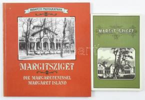 2 db Margitszigetről szóló könyv: Törs Kálmán: Margit-sziget. Bp., 1986, Múzsák. Reprint kiadás. Kiadói papírkötés. + Gál Éva: Margitsziget. Budapesti Photographiák. Bp., 1993, Századvég. Egészoldalas fekete-fehér fotókkal illusztrált. Kiadói kartonált papírkötés.