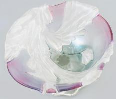 Daum France jelzéssel: Kínáló. Formába öntött, savmaratott üveg, kopásnyomokkal, m: 13 cm