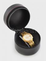 Yves Saint Lauren női, arany színű, chronograph, ébresztős, dátumos, fehér számlapos, új elem, 100m ...