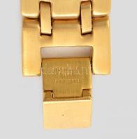 Yves Saint Lauren női, arany színű, chronograph, ébresztős, dátumos, fehér számlapos, új elem, 100m ...