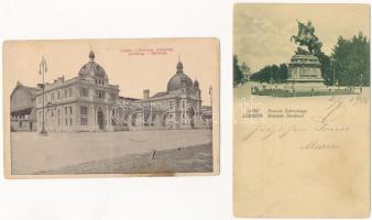 25 db RÉGI lengyel város képeslap vegyes minőségben / 25 pre-1945 Polish town-view postcards in mixe...