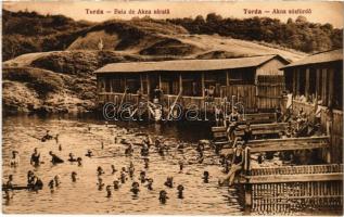1927 Torda, Turda; Akna sósfürdő. Füssy nyomda / Baia de Akna sarata / salt spa (EK)