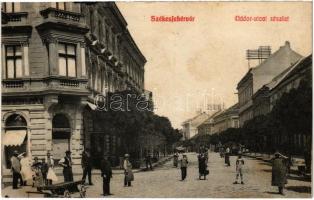 1910 Székesfehérvár, Nádor utcai részlet. Robitsek Sándor kiadása (fl)