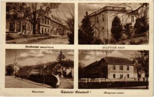 1948 Dömös, Gizellatelepi szanatórium, MEFTER üdülő, utca, Bergmann penzió. Kladek József kiadása (EK)