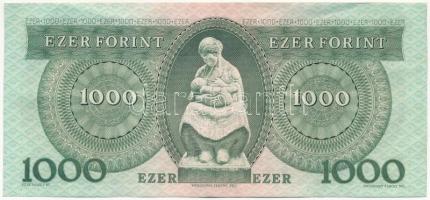 1983. november 10. 1000Ft "B 82247238" T:III
Hungary 10th November 1983 1000 Forint "...