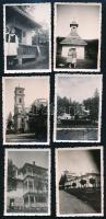 1941-1943 Erdélyi utazások fotói, 20 db, közte Borszék (7 db, Nagykároly (3 db), Gencs (2 db), Tusná...