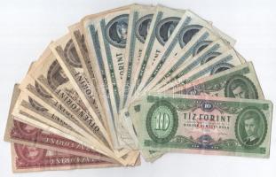 1949-1993. 10Ft-100Ft (26db), közte 1949. 100Ft "B 121 008924" T:III,III-