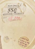 Török díszváza, kézzel festett porcelán, jelzés nélkül, m: 49,5cm. A tétel szerepelt a Műgyűjtők Gal...