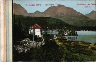 1911 Tátra, Magas-Tátra, Vysoké Tatry; Csorba-tó / Strbské pleso / lake (EK)
