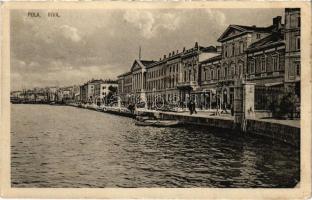 1914 Pola, Pula; Riva. Phot. Alois Beer. Verlag F. W. Schrinner + K.U.K. KRIEGSMARINE SMS RADETZKY (EK)