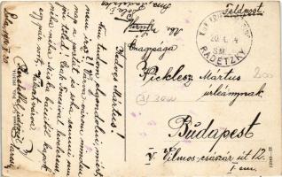 1914 Pola, Pula; Kleine Marine-Kaserne / Austro-Hungarian Navy, K.u.K. Kriegsmarine barracks. G.C. 1...