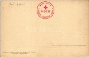 Sebesült osztrák-magyar katona Vöröskeresztes ápolónővel / WWI Austro-Hungarian K.u.K. military, inj...