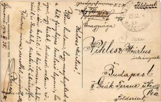 1914 SM U-3 (U-III) Germania-típusú Osztrák-Magyar Haditengerészeti tengeralattjáró, matrózokkal a f...