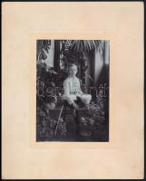 cca 1910 Kis kadét fotója kartonon cca 1930 14x10 cm