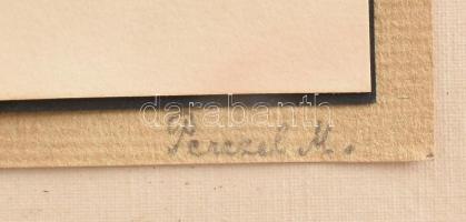 Matrózruhás portréfotó Perczel jelzéssel. kartonon. 24x17 cm