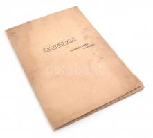 Turcsányi Árpád (1921-1998): 15 db ornamentika és egyéb díszítőrajz, harmadéves szobrásznövendékként...