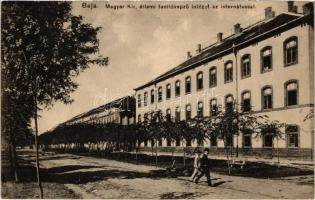 1918 Baja, Magyar kir. állami tanítóképző intézet az internátussal