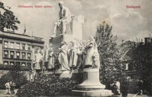 Budapest V. Vörösmarty szobor és a Gerbeaud