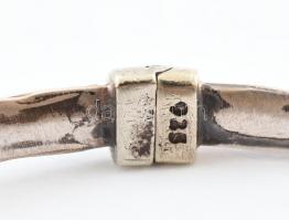 Ezüst (Ag) köves karperec, d: 6cm, jelzett, bruttó:21,66g