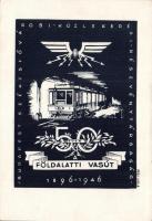 1946 50 éves a földalatti vasút / 50th anniversary of the hungarian underground railway, So. Stpl s: Régi László (EK)