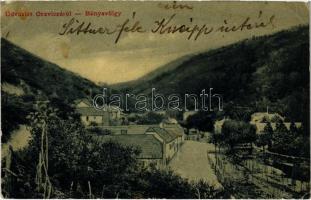 1908 Oravicabánya, Oravica, Oravicza, Oravita; Bányavölgy. W.L. 1212. / mine valley (EK)