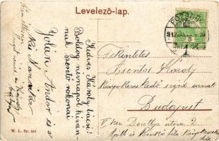1912 Pozsony, Pressburg, Bratislava; Battyányi tér a Prímási palotával. W.L. Bp. 651. / square, Prim...