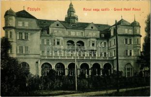 Pöstyén, Piestany; Rónai nagy szálloda. W.L. Bp. 5751. / Grand Hotel