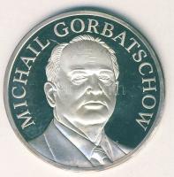NSZK 1988. "Gorbacsov" Ag 34,7g eredeti díszdobozban (sérült) T:PP