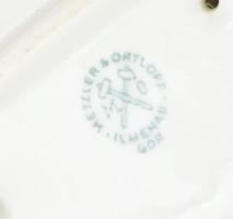 Metzler Orloff porcelán táncoló kislányok, kézzel festett, jelzett, vaspöttyel, m: 14 cm