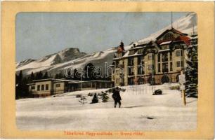 1915 Tátrafüred, Ótátrafüred, Altschmecks, Stary Smokovec (Tátra, Magas-Tátra, Vysoké Tatry); Nagy szálloda. Feitzinger Ede No. 21 W. / Grand Hotel