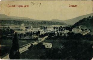 1909 Újbánya, Königsberg, Nová Bana; Üveggyár. W.L. 347. / glass factory (EK)