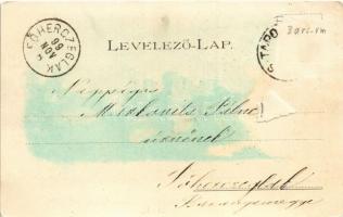 1899 (Vorläufer) Kistapolcsány, Topolcianky; Klösz György (Rb)